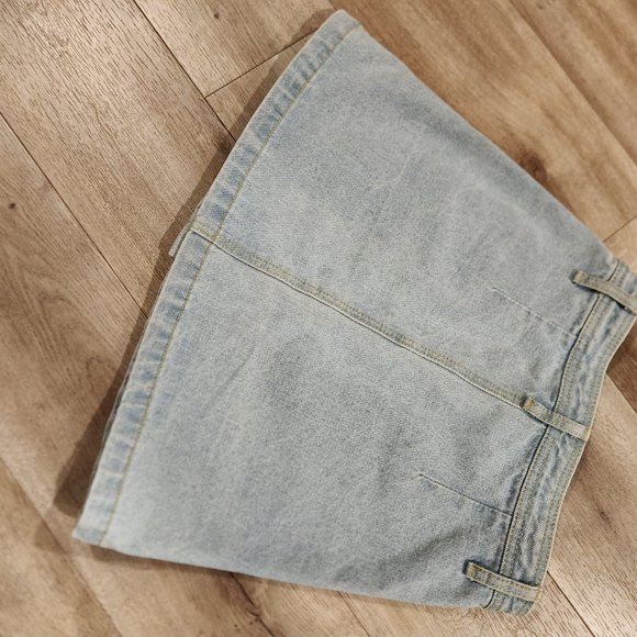 Denim Button Down Skirt - Picture 2 of 7